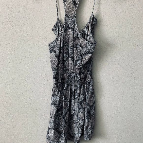 Parker Silk Python Animal Print Dress - Picture 5 of 5